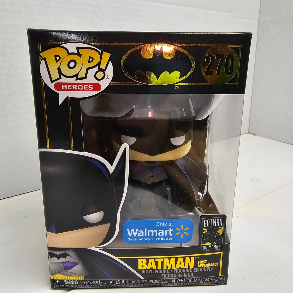 Funko Pop Batman First Appearance 270 Walmart Exclusive DC 80 Years Vinyl Figure